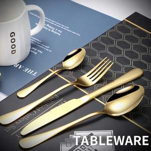 Juego de Cubiertos de Acero Inoxidable de Alta Calidad, Ecológico, Duradero y Apto para Lavavajillas, Diseño Moderno para Comidas Formales e Informales - Product Image 4