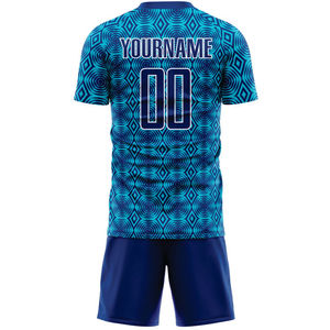 INDEX SPORTSWEAR Conjunto de Camiseta de Fútbol Sublimada Personalizada para Hombre, Manga Corta, Patrón Geométrico, Absorbe la Humedad, Secado Rápido, Adulto - Product Image 3