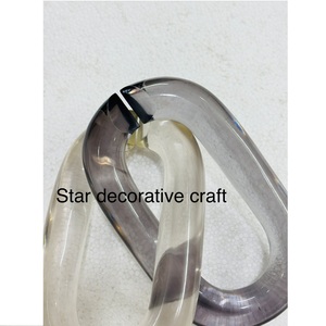 Cadena de Resina Acrílica Transparente de Alta Calidad para Asas de Bolsos, Eslabones de Resina Acrílica sin Espacios para Correas de Bolsos - Product Image 3