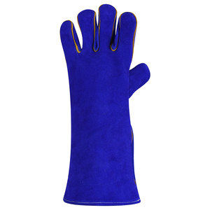 High Quality Heat Resistant Leather Made Welding <b>Gloves</b> Pakistan Made Wholesale Welding <b>Gloves</b> - Product Image 1