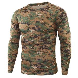 T-shirts de chasse respirants camouflage pour hommes, manches longues, haute qualité, pour la chasse en plein air - Product Image 3