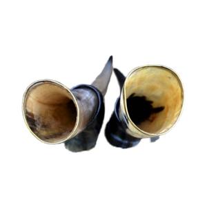 Cuerno Vikingo Artesanal para Beber, Hecho a Mano con Cuerno Genuino de Búfalo, Taza de Cerveza, Acabado Natural de Grado Alimenticio, Tamaño Personalizado - Product Image 3