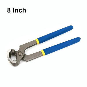 Pinzas de torre con agarre antideslizante, alicates de boca plana para pezuñas de ganado y caballos, cortadores, extractor de clavos, herramientas manuales para cortar alambres - Product Image 2