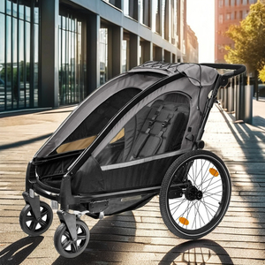 Remolque para bicicleta 3 en 1, cochecito de bebé - Product Image 1