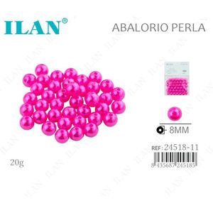 Ilan Abalorio Perla 8mm Cuentas Rosas 20g - Product Image 1