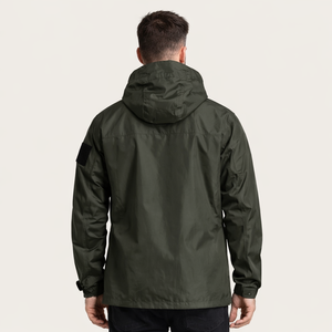 Chaqueta Cortavientos de Lona Personalizada de Alta Calidad para Hombre, Transpirable, Resistente al Viento, Informal, para Invierno - Product Image 2