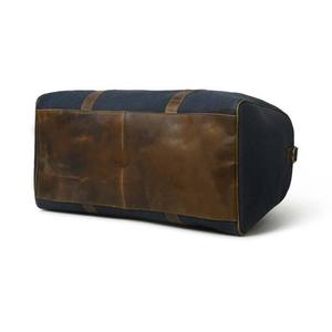 Bolsa de Viaje de Cuero Genuino, Gran Capacidad, Ligera, Portátil, con Cierre de Cremallera, para Viajes Deportivos - Product Image 3