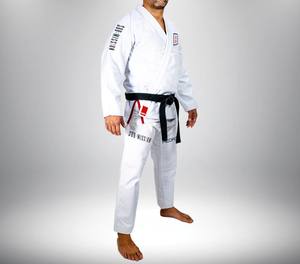 Kimono de Jiu-Jitsu Brésilien en Coton Extensible Léger 100% Personnalisable – Ensemble Uniforme de Karaté en Coton pour la Vente en Gros - Product Image 1