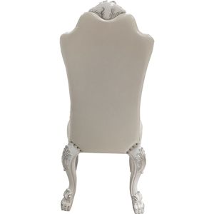 Set di 2 Sedie Laterali Avorio e Bianco Osso con Eleganti Gambe a Artiglio per Sala da Pranzo, Comode e Raffinate - Product Image 4