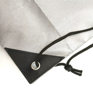 Custom Waterproof Silver Coated <b>Drawstring</b> <b>Backpack</b> Sunshade Swim Gym Sports Beach Gift Packing Shopping High Quality Tote Bags - Product Image 6
