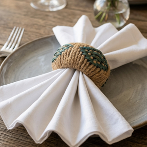 Elegant Purple Metal Napkin Ring with Cutout Leaf Pattern Design Luxury Decorative Dining <b>Table</b> Decor Accessory for Wedding - Product Image 2