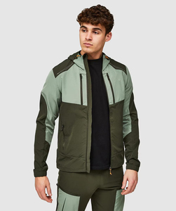 Nouveauté : Ensemble de survêtement pour homme en nylon 100 %, coupe-vent, léger, avec capuche et cordon de serrage, design optimal - Product Image 5