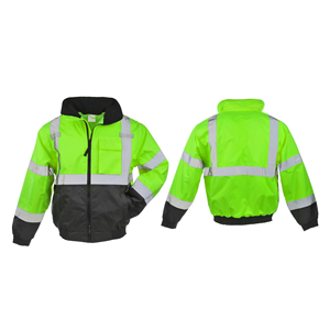 Chaqueta de Seguridad Reflectante de Alta Visibilidad con Logotipo y Talla Personalizados, Impermeable y Cómoda, para Trabajo en Invierno y Verano - Product Image 3