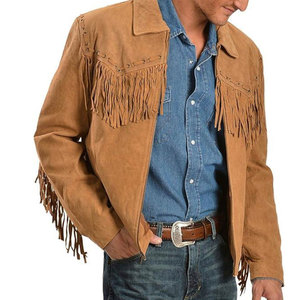 Men New Arrival <b>Suede</b> Leather Western Leather <b>Jacket</b> Street Style Hot Sale Customized <b>Suede</b> Western <b>Jacket</b> Biker Type Men - Product Image 4