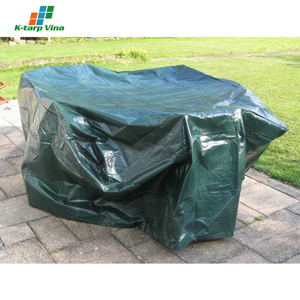 Outdoor PE Tarpaulin Furniture <b>Cover</b> <b>Waterproof</b> Custom Size Available - Product Image 5