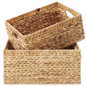 Cestas de Jacinto de Agua Duraderas de Alta Calidad, Proveedor Mayorista, Hechas a Mano, Naturales, Ecológicas, de Vietnam - Product Image 2