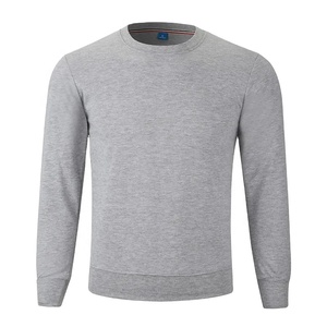 เสื้อสเวตเชิ้ตคอกลมขายดีสำหรับผู้ชาย แห้งเร็ว เป็นมิตรกับสิ่งแวดล้อม MOQ ต่ำ รับสกรีนโลโก้ สีสันโดดเด่น ผ้าโพลีเอสเตอร์ผสมคอตตอน - Product Image 6