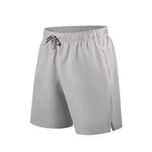 Men Quick Dry Sports <b>Shorts</b> Breathable <b>Woven</b> Athletic <b>Shorts</b> Elastic Waist Drawstring Pocket Front 100% Polyester Solid Running - Product Image 6