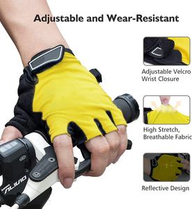 Cycling Gloves Half <b>Finger</b> <b>Bike</b> Gloves for Men Women with Gel Pad Shock Absorbing Breathable Road Biking Gloves - Product Image 4