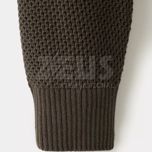 Factory Made Solid Color Fine Knit Casual <b>Men</b> <b>Cardigan</b> <b>Long</b> Sleeve V Neck Button Up Comfortable Daily Travel Sweater - Product Image 6