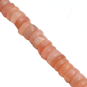 Unique Design High Quality Peach Moonstone Classic Strand <b>Bracelet</b> in 925 Sterling Silver Natural <b>Gemstone</b> Beads Handmade - Product Image 3