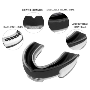 Protector Bucal de Doble Capa para Boxeo, Protector Deportivo Transpirable para Dientes - Product Image 6