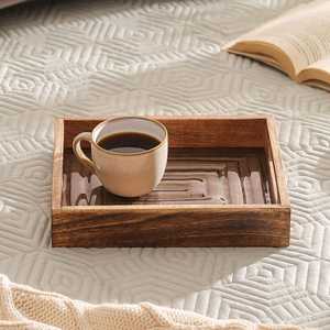 Elegante Bandeja de Servir de Madera Rectangular, Diseño Minimalista, Material Sólido y Duradero para Platos y Vajilla - Product Image 6