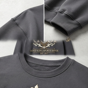 เสื้อสเวตเชิ้ตคอกลมลายกราฟิกสำหรับผู้ชายแบบสั่งทำ ขายส่ง เสื้อสเวตเชิ้ตปักลายพรีเมียม สตรีทแวร์ ผู้ผลิต OEM - Product Image 3