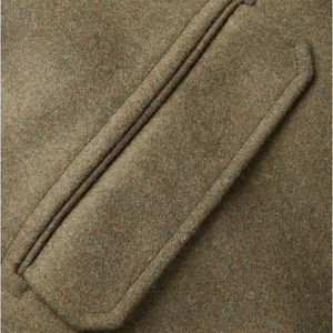 Manteau long en laine pour homme de qualité supérieure, sur mesure, avec fermeture à un bouton, respirant, design unique, vêtement d'hiver en laine - Product Image 3