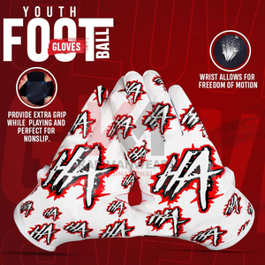 Premium American Football <b>Gloves</b> <b>Moisture</b> Wicking Grip <b>Gloves</b> OEM Manufacturer Private Label Wholesale Orders - Product Image 5