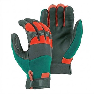 Professional Outdoor Work <b>Gloves</b> Synthetic Leather Palm Spandex Back Adjustable Wrist Safety Utility <b>Gloves</b> Wholesale 2026 - Product Image 4