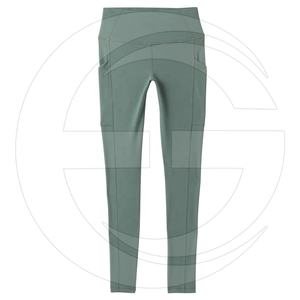 Mallas de Yoga elásticas de cintura alta para mujer, leggings de yoga con logotipo personalizado, duraderas, de talla grande, nuevo estilo - Product Image 6