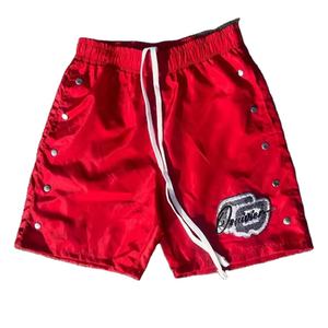 Custom Color Block <b>Men's</b> Casual Training Wear Windbreaker <b>Short</b> Set Full <b>Zip</b> Two Piece Jacket <b>Shorts</b> Woolen 100% Polyester - Product Image 1