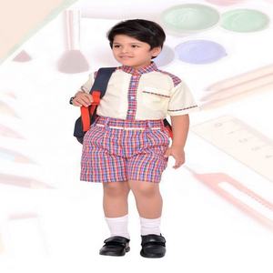 Uniforme escolar personalizado de alta calidad para niños, camisa de manga corta, recién llegado, conjunto de ropa de verano para estudiantes - Product Image 6
