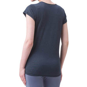 Camiseta de Manga Larga para Mujer, Cuello Redondo, Color Azul Marino, 100% Algodón, Tejido de Punto, Estilo Casual, Todas las Temporadas, Corte Regular - Product Image 2
