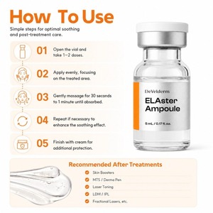 Ampoule de beauté coréenne PDRN 5mL, soin apaisant et hydratant, revitalisation de la peau, sérum pour l'éclat de la peau, hydratation et adoucissement de la peau - Product Image 3