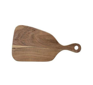 Tabla de cortar de buena calidad de madera de acacia, olivo y bambú con asa, procedente de la India. - Product Image 4