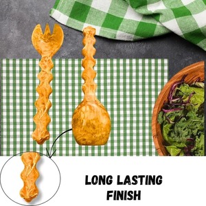 Cuchara de Cóctel de Resina Hecha a Mano, Colorida, con Acabado Liso, Elegante Agitador para Bebidas, Café y Accesorios de Bar - Product Image 3