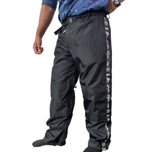 Unisex de talla grande deportivo impermeable transpirable Hip Hop suelto estilo holgado ventilación bolsillos con cremallera esquí snowboard ropa de nieve pantalón - Product Image 4