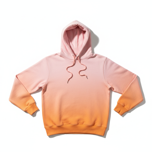 Sudadera con Capucha Unisex de Color Degradado, Manga Larga, Corte Holgado, Estilo Casual, 100% Algodón, Tejido French Terry, Ropa de Otoño - Product Image 5