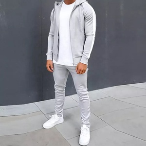Ensembles de survêtements de sport 2 pièces à la mode pour hommes Costumes de survêtement de conception personnalisée Écologique Top demandé Approvisionnement en vrac personnalisé - Product Image 5