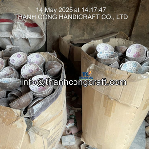 ชามมะพร้าวธรรมชาติชามดีไซน์เสิร์ฟมะพร้าวสำหรับส่งออก - Product Image 5