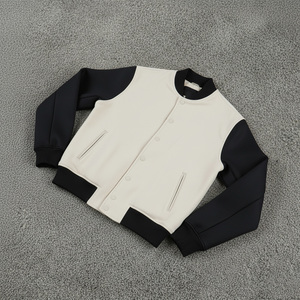 Fashion Men Varsity <b>Jacket</b> Baseball Style Snap Front Outerwear Ribbed Cuffs Long Sleeve Casual Streetwear and Comfortable <b>Jacket</b> - Product Image 6