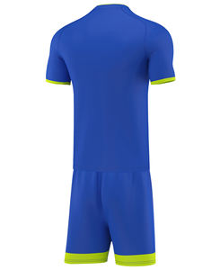 Maillot de football pour homme, haute qualité, 100% polyester, léger, respirant, manches courtes, impression numérique, pour sports de plein air - Product Image 3