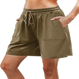 Compre Pantalones Cortos de Mujer de Último Diseño y Alta Calidad con Impresión de Logotipo Personalizado, Transpirables, de Spandex y Poliéster, de Secado Rápido - Product Image 5