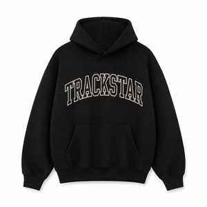 เสื้อฮู้ดดี้ Trackstar แบรนด์ส่วนตัว แบบสั่งทำพิเศษ สำหรับผู้ชายและผู้หญิง ทรงโอเวอร์ไซส์ ผ้าฝ้ายฟลีซ สวมหัว สไตล์ลำลอง ชุดกีฬา สีสั่งทำได้ จำนวนมาก รุ่น TS-HD-002 - Product Image 6