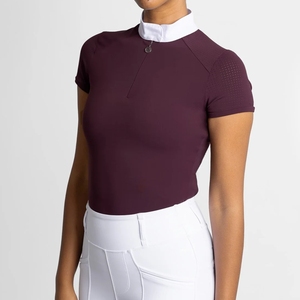 Camiseta de Equitación Elástica en 4 Direcciones de Alta Calidad, Camiseta Deportiva, Camiseta de Competición, Polo en Tejido Técnico Suave al Tacto - Product Image 2