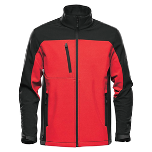 Veste softshell thermique zippée intégrale pour homme, col montant, unie, doublée polaire, style décontracté automne, service OEM - Product Image 6