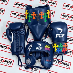 Premium Fly Boxing Training Kit Genuine Cowhide Leather Boxing Set Training Equipment Super Lace Sparring Glove Head <b>Groin</b> <b>Guard</b> - Product Image 5