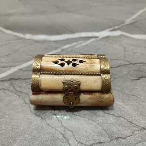 Handmade Bone Inlay Coaster <b>Set</b> <b>Square</b> Pattern Rectangle Shape Classic Style for Elegant Dining Table Accessories Jewelry Boxes - Product Image 3
